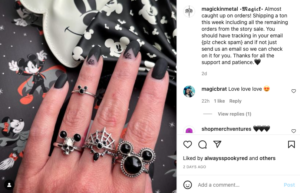 Magick in Metal Instagram post